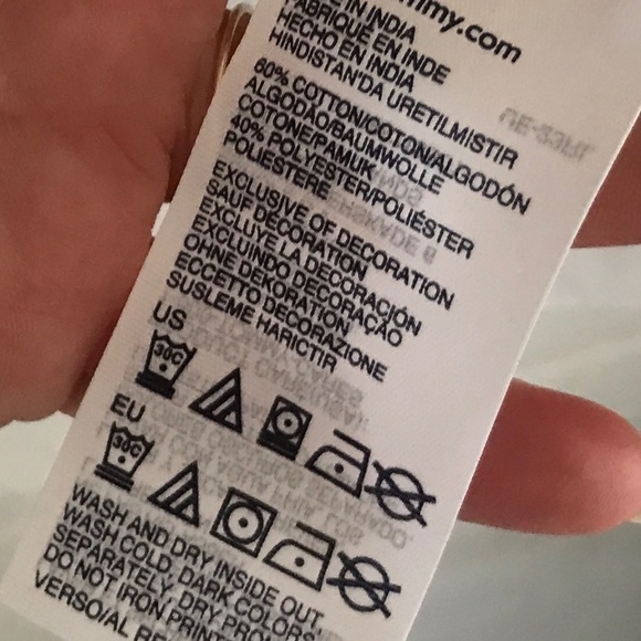 Tommy Hilfiger Women’s Tee Shirt Cap sleeve White Navy Red Size S - Picture 5 of 7